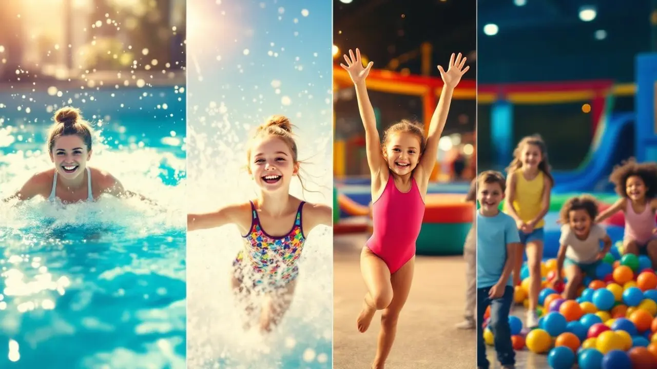 Kids activities in Sydney — swimming lessons, gymnastics, trampoline parks and indoor play centres for children